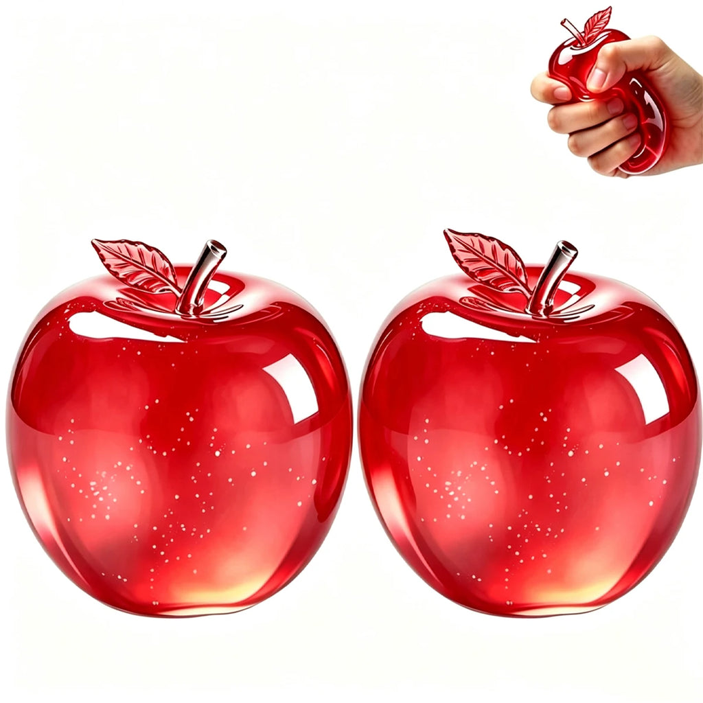 Apple Squishy Fidget Toy – Slow Rising Fruit Squeeze Toy