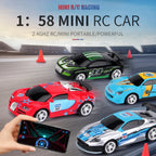 Mini RC Car 1:58 Remote Control Racing Car