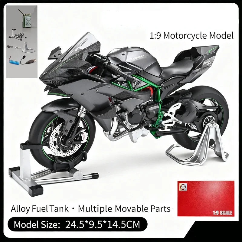 1:9 Alloy Motorcycle Model Diecast Racing Collectible