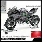 1:9 Alloy Motorcycle Model Diecast Racing Collectible