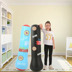 Inflatable Punching Inflatable Punching Bag – PVC Boxing Column for Teens