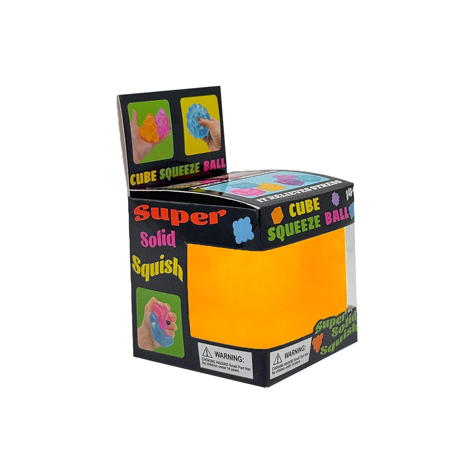 Soft Slow Rise Cube – Sensory Squeeze Fidget Toy