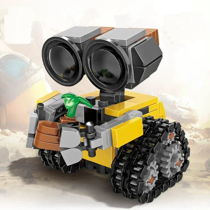 Classic Movie Mini Robot MOC Building Blocks Model DIY Bricks Kits Creative Toys for Kids Children Adult Gifts