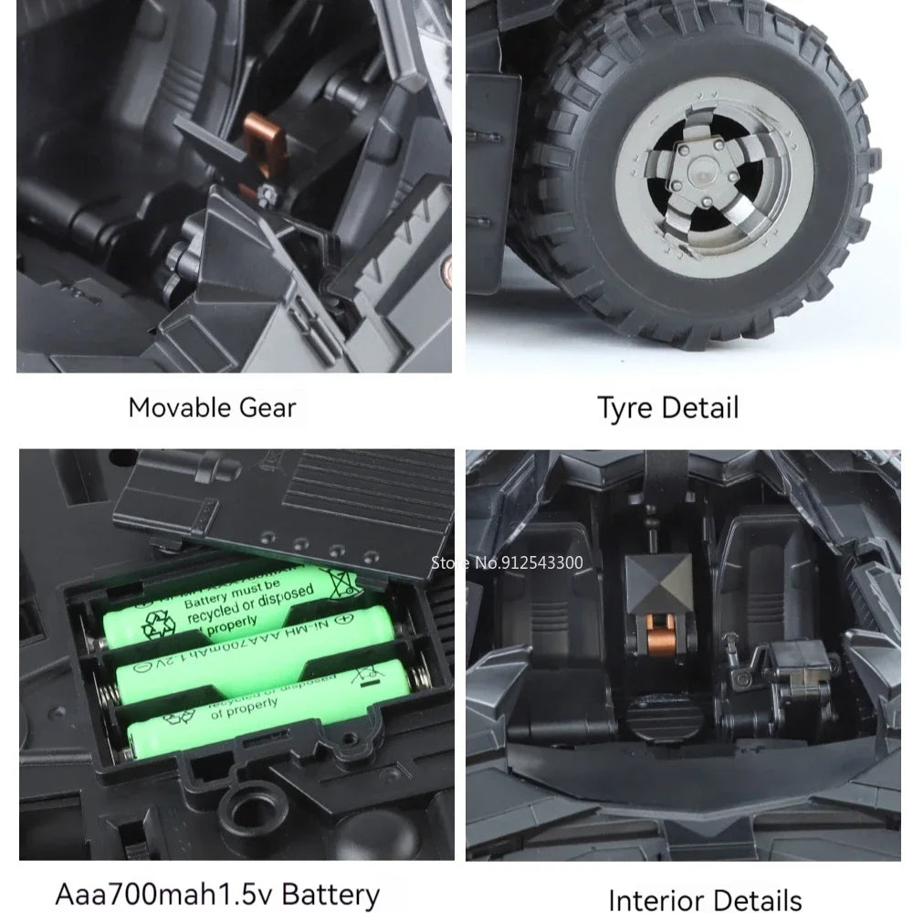 1:18 Diecast Car Model – Sound & Light Pull Back Toy