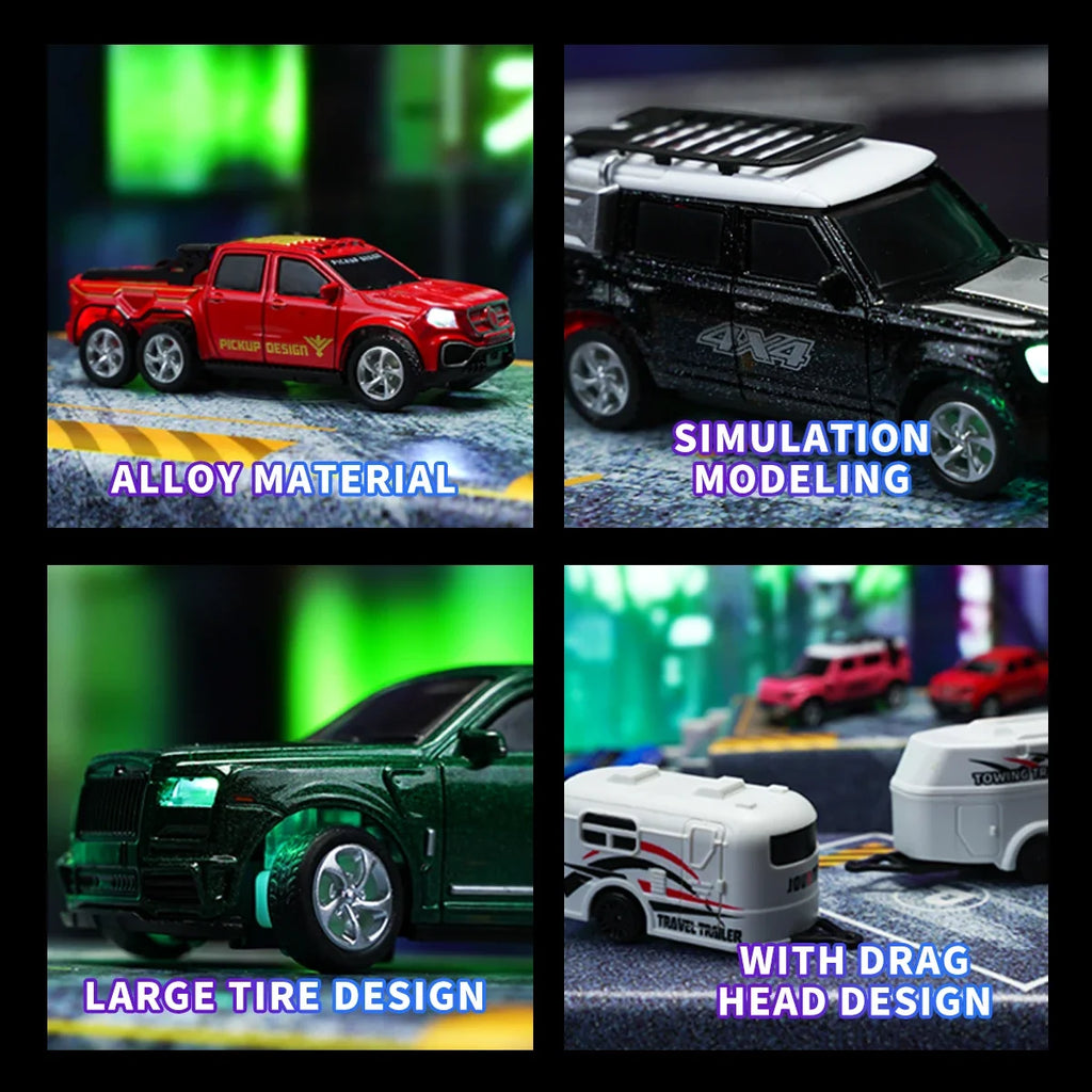 1:64 RC Car Mini Alloy Remote Control Vehicle