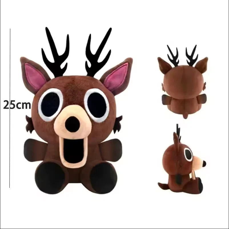 Deer Character Plush Doll Soft Stuffed Toy Halloween Gift