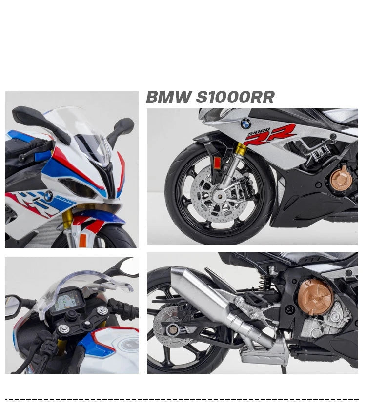 1:12 Diecast Motorcycle Model – S1000RR Racing Collectible