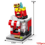 Mini Restaurant Building Blocks – Café & Food Store Kit