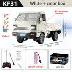 Mini Remote Control Truck 1:18 RC Cargo Van with LED Lights
