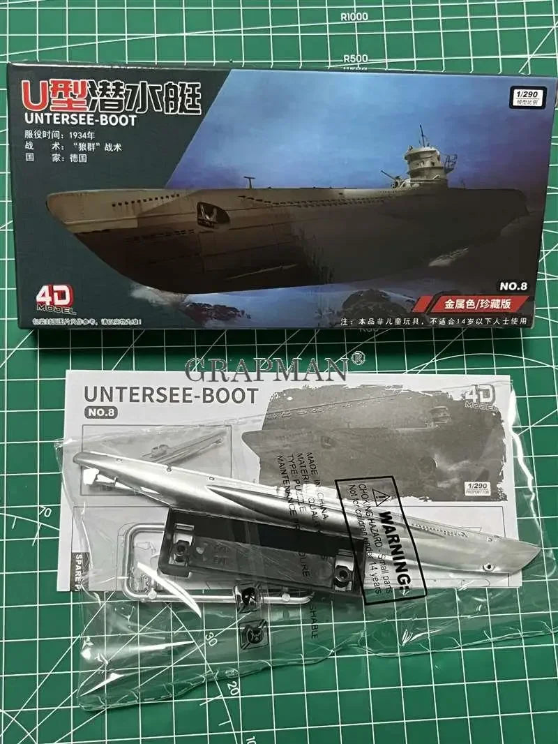 Battleship Model Kit – 1:1200 Scale Warship Assembly