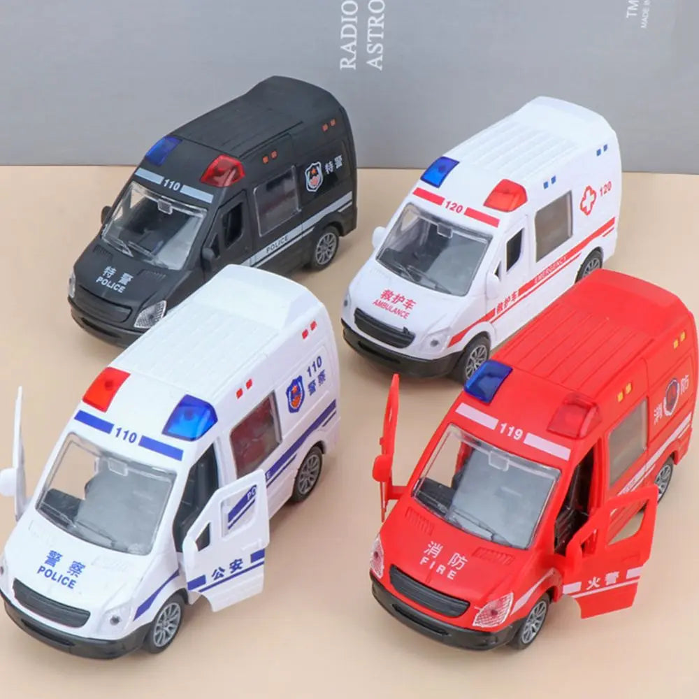 Diecast Emergency Vehicle – Police, Fire Truck & Ambulance