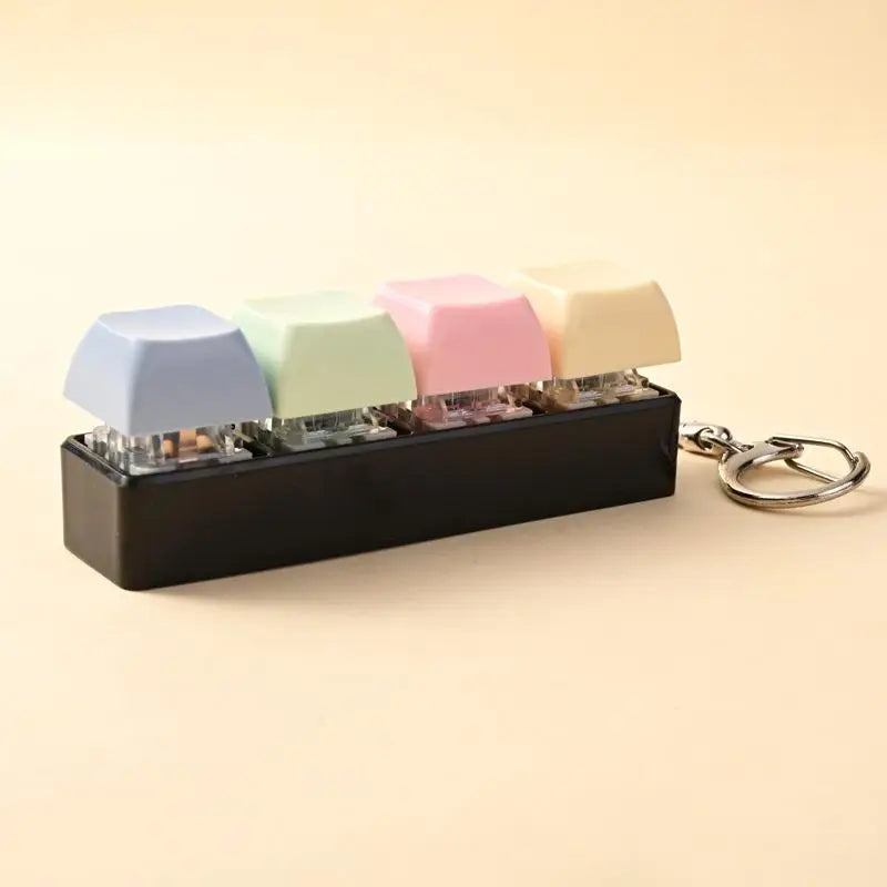 Mechanical Keyboard Key Tester – LED Keycap Fidget Keychain