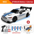 RC Drift Car 4WD Remote Control Car with LED Lights, 2.4GHz