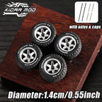 1:64 Model Car Wheels – Off-Road Rivet Tire Set