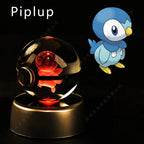 3D Crystal Ball Night Light – LED Glass Decorative Lamp