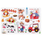 Wooden Montessori Puzzle – Baby Learning Board