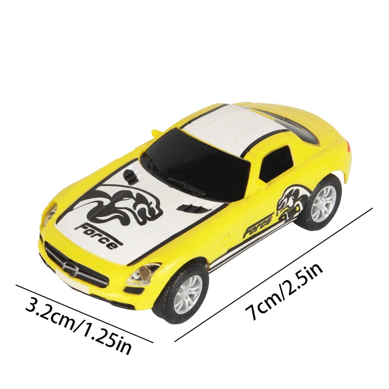 Slot Car Racing Toy 1:64 Electric Race Track Car