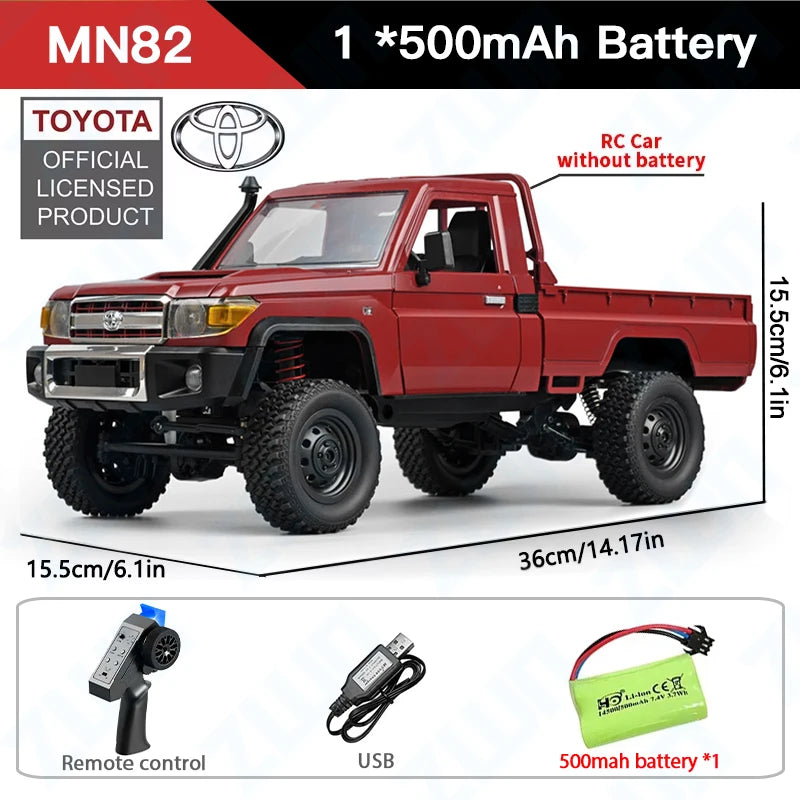Remote Control Pickup Truck 4WD Off-Road Climbing RC Truck