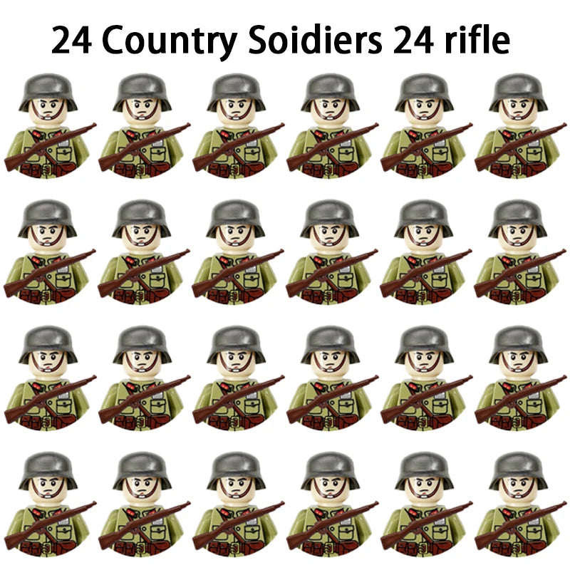 Army Building Blocks Set – Soldier & Military Construction Toy