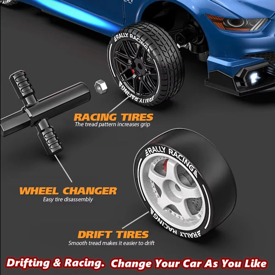 RC Drift Car – High-Speed Car with LED Lights