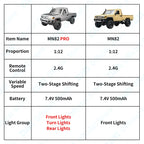 RC Pickup Truck – Remote Control Car with LED