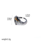 Game Dark Souls Rings for Men Vintage Havel's Demon's Scar Chloranthy Serpent Leo Darkmoon Ring Halloween Jewelry Gift