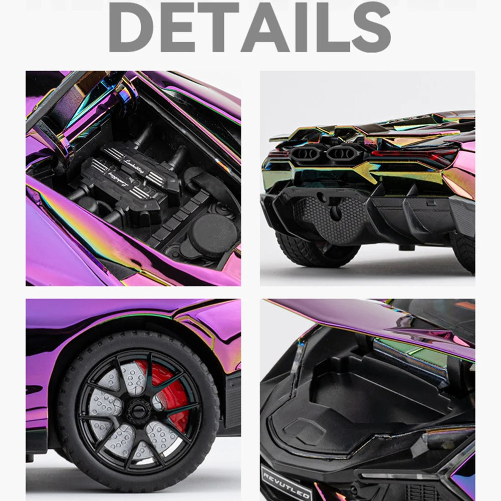 Diecast Sports Car – 1:24 Alloy Toy