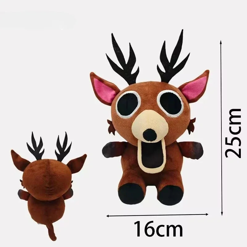 Deer Character Plush Doll Soft Stuffed Toy Halloween Gift