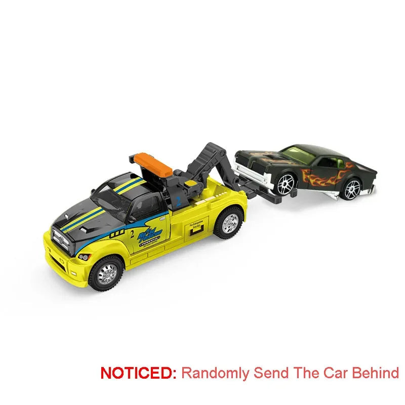 Diecast Trailer – 1:64 Metal Pull-Back Toy