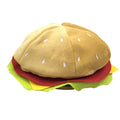 Creative Cheeseburger Shaped Fancy Hat Halloween Costume Hamburger Hat Cute Cospaly Party Food Beret Clothing Accessories