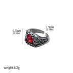 Game Dark Souls Rings for Men Vintage Havel's Demon's Scar Chloranthy Serpent Leo Darkmoon Ring Halloween Jewelry Gift
