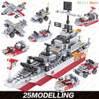 Ship Building Blocks Set – Ship & Aircraft Model Construction Kit