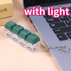 Mechanical Keyboard Key Tester – LED Keycap Fidget Keychain