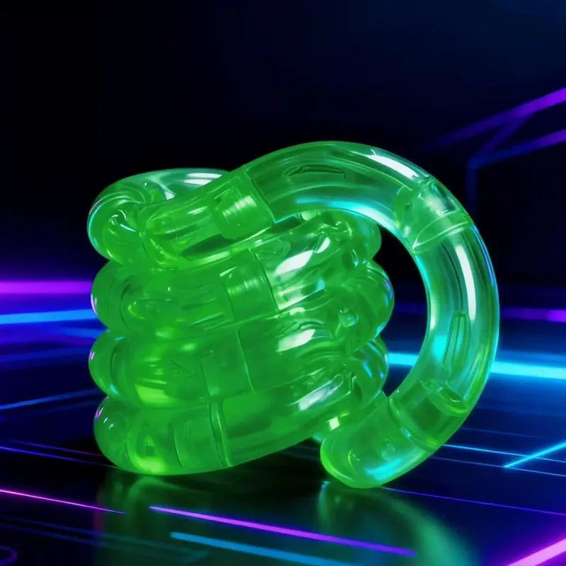 Twist Rope Fidget Toy – Rainbow Deformable Stress Relief Rope