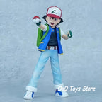 13-15cm Anime Pokemen Figure Brock Ash Ketchum Misty Action Figures Pvc Collection Model Toys for Gifts