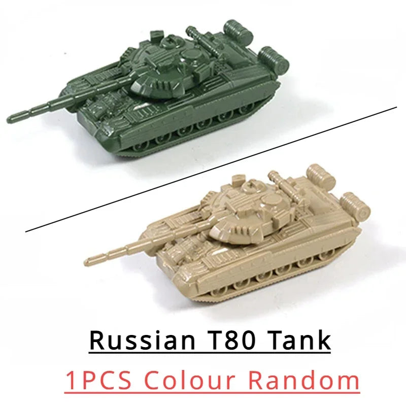 Tank Model Kit – 1:144 Scale Military Vehicle Set
