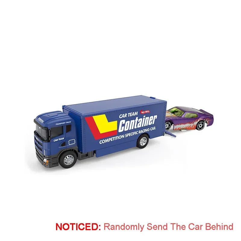 Diecast Trailer – 1:64 Metal Pull-Back Toy