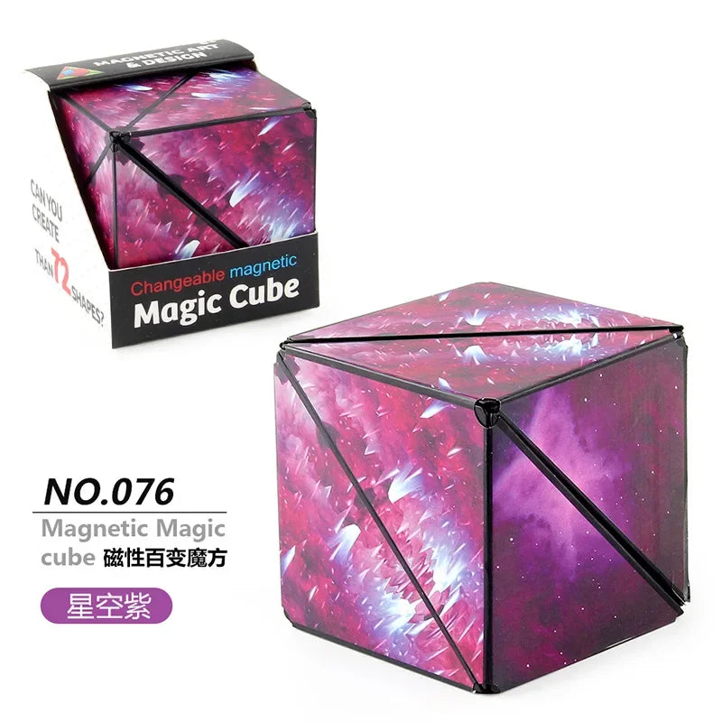 Magnetic Puzzle Cube – 3D Transformable Fidget Toy