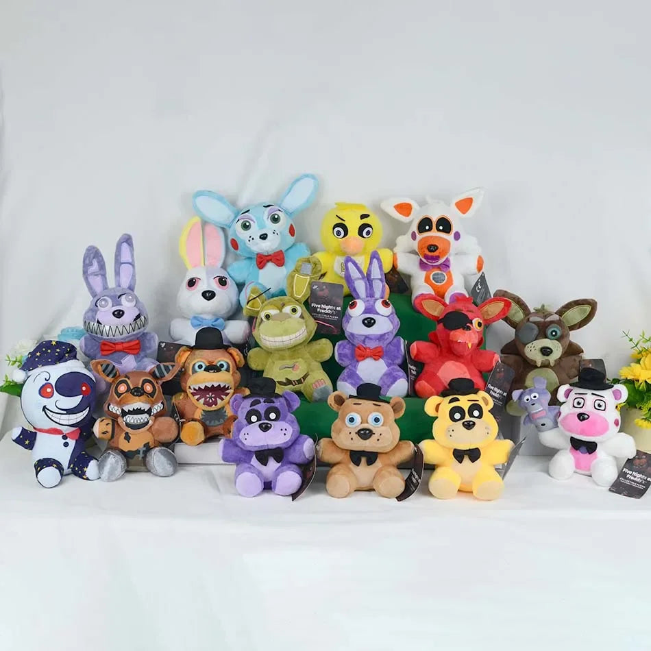 Horror Bear Plush Toy – Cute Cartoon Stuffed Doll
