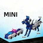 Transforming Car Toy – 2 in 1 Magnetic DIY Vehicle