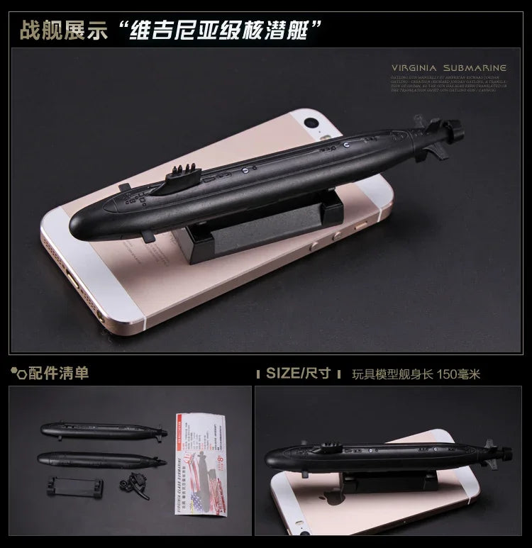 Battleship Model Kit – 1:1200 Scale Warship Assembly