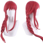 Makima Cosplay wig Anime Chains-aw Man Makima Cosplay Costumes Trench Shirt Tie Pants Men Women Suits Halloween Uniform