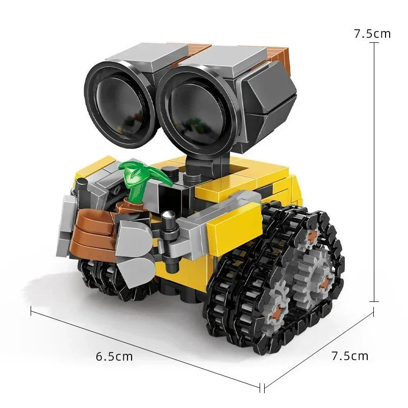 Classic Movie Mini Robot MOC Building Blocks Model DIY Bricks Kits Creative Toys for Kids Children Adult Gifts