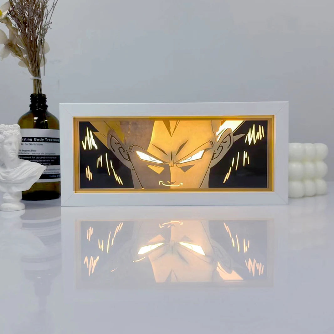 3D LED Shadow Box Light Paper Night Light Remote Control