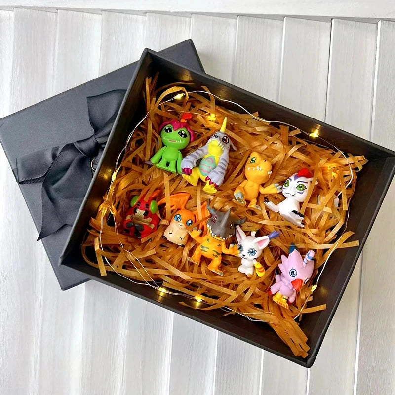Anime Figure Set – 9-Piece PVC Mini Collectible Models