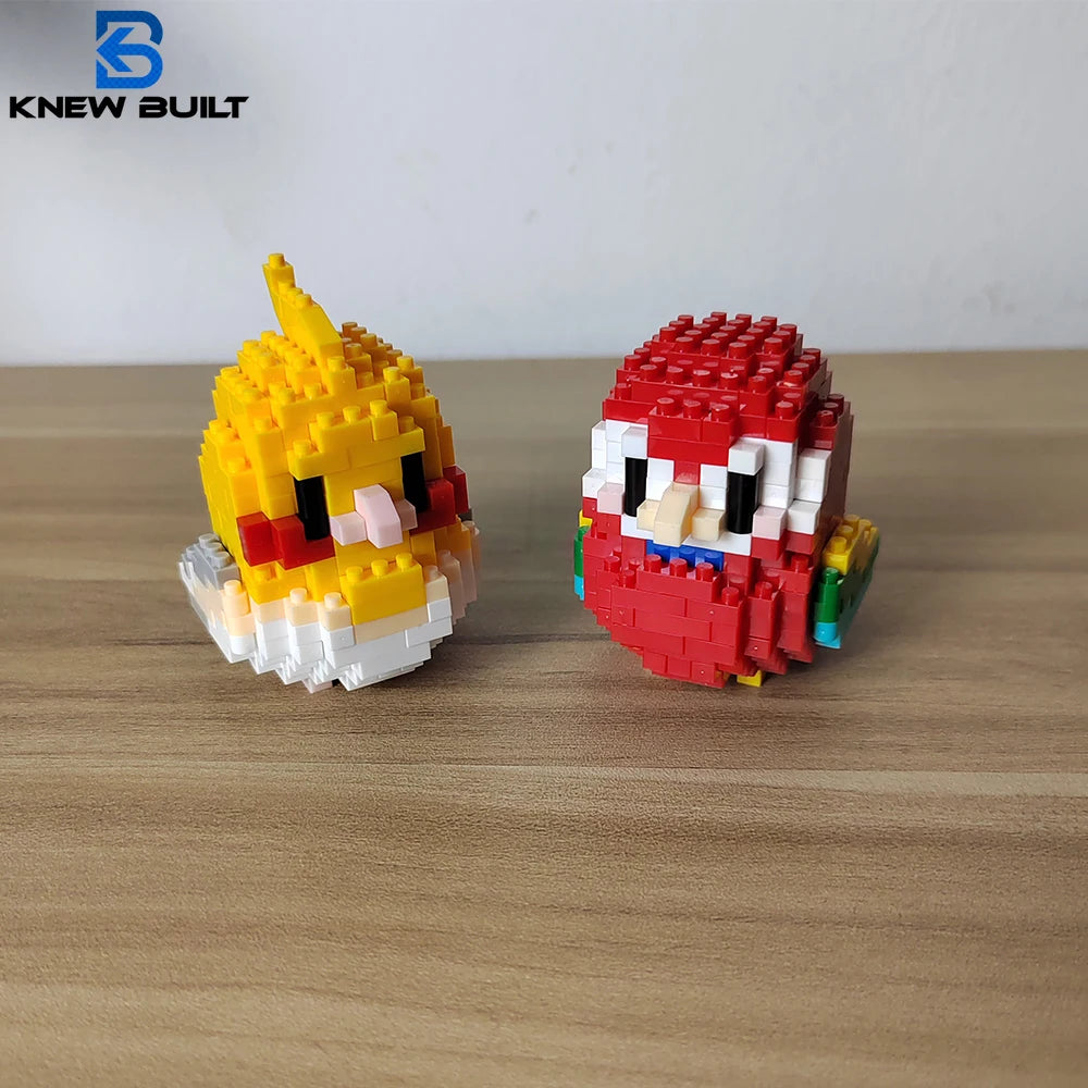 Parrot Building Blocks – Colorful Micro 3D Model Kit