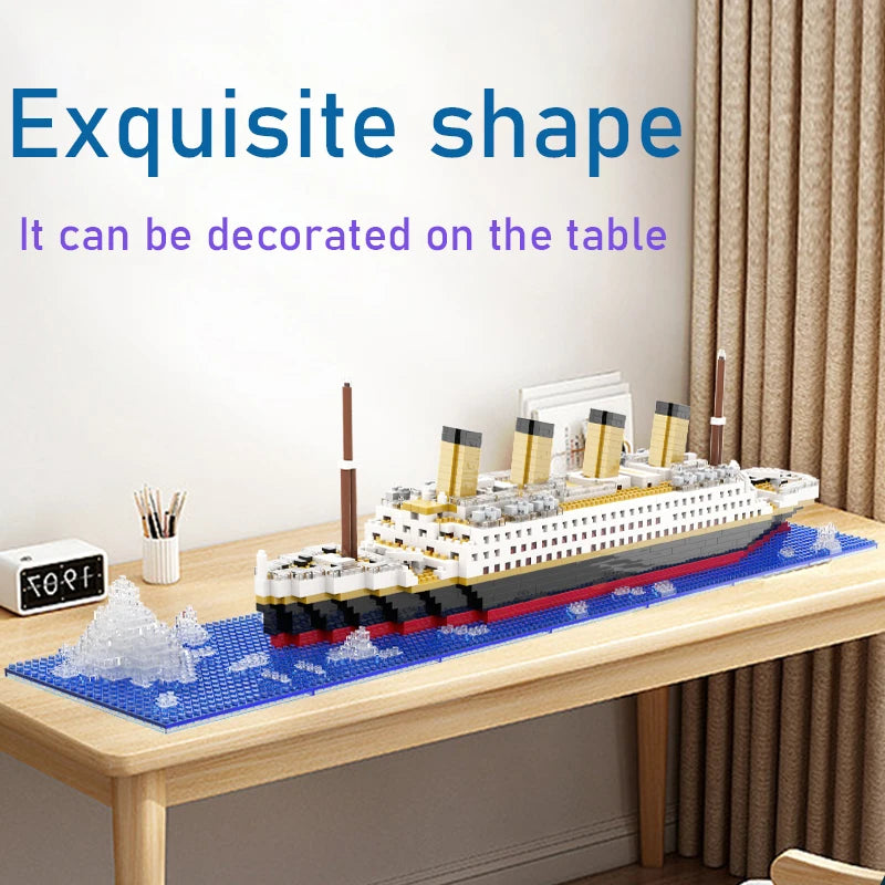 Cruise Ship Building Blocks – Mini DIY Model Building Kit