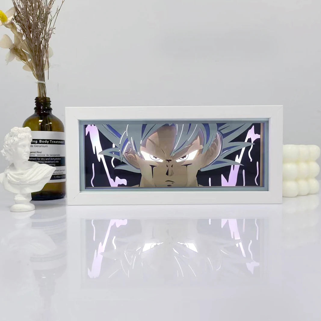 3D LED Shadow Box Light Paper Night Light Remote Control