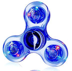 LED Fidget Spinner – Light Up Glow in the Dark Gyroscope Toy