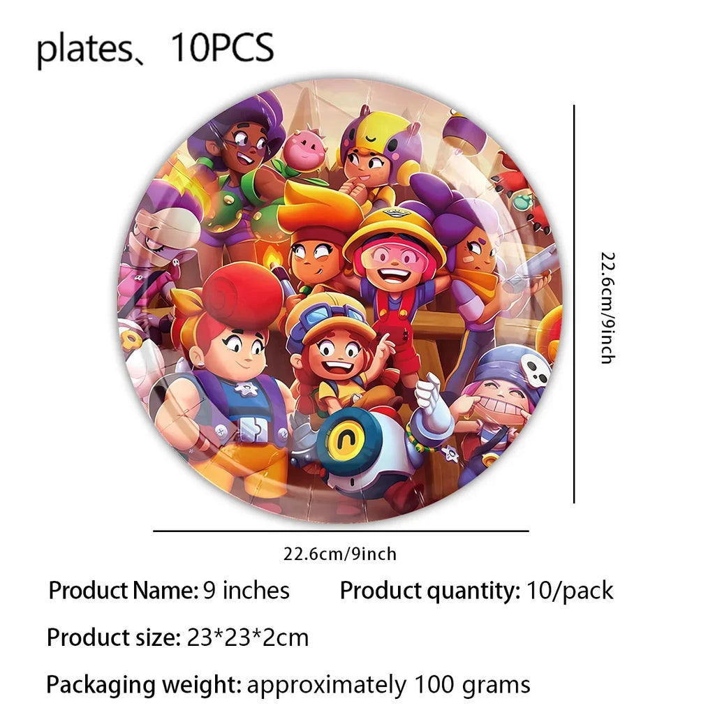 Birthday Party Decorations Set – Banner, Balloons & Cake Toppers